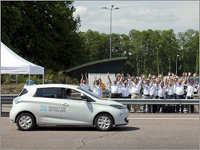 Renault ZOE установил рекорд для электромобиля по длине пробега 